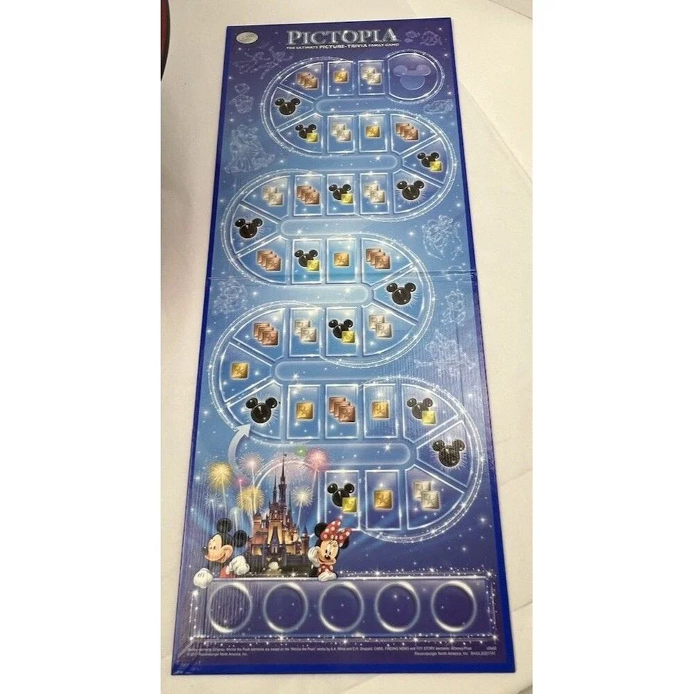 Disney Pictopia Board Game The Ultimate Picture-trivia Family Game EUC Complete